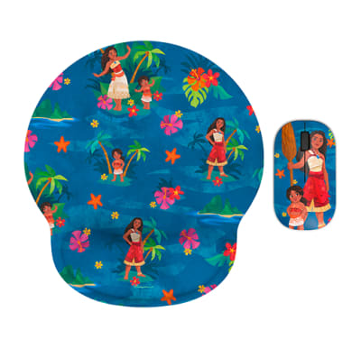 KIT MOUSE INALAMBRICO Y MOUSEPAD XTECH EDICION MOANA ( XTM-DKT3MO) NT3