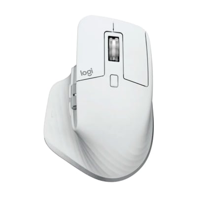 MOUSE LOGITECH MX MASTER 3S WS/BT 8K USB-C PALE GRIS (910-006562) (NT8)