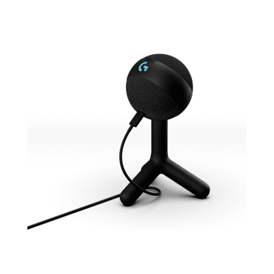 MICROFONO LOGITECH YETI ORB CARDIOID USB RGB LIGHTSYNC NEGRO (988-000550) (NT8)