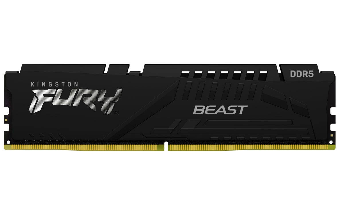 MEMORIA RAM DIMM KINGSTON FURY BEAST 16GB DDR5-6400MT/s, PC5-51200 (KF564C32BBE-16) (NT4) 0