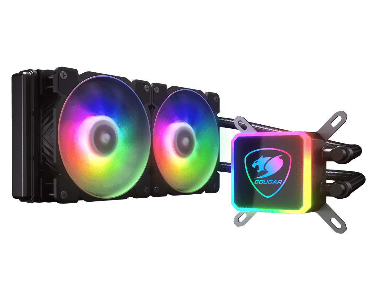 SISTEMA DE ENFRIAMIENTO LIQUIDO COUGAR AQUA 280 ARGB (3MAQR280.0001) 0