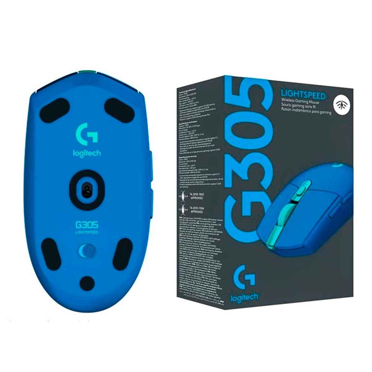MOUSE LOGITECH G305 LIGHSPEED BLUE (910-006012) (NT8)2
