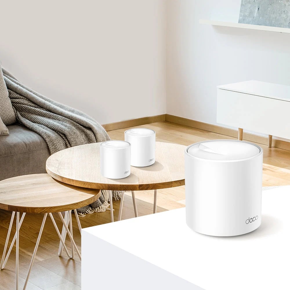 SISTEMA DE WIFI TP-LINK MESH DECO X10 (PAQX3) AX1500 2BAND (Deco X10(3-pack)) (NT6)3