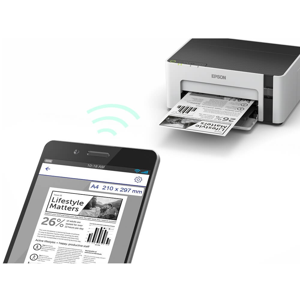 IMPRESORA EPSON ECOTANK M1120 MONOCROMATICA (C11CG96301) (NT3)3