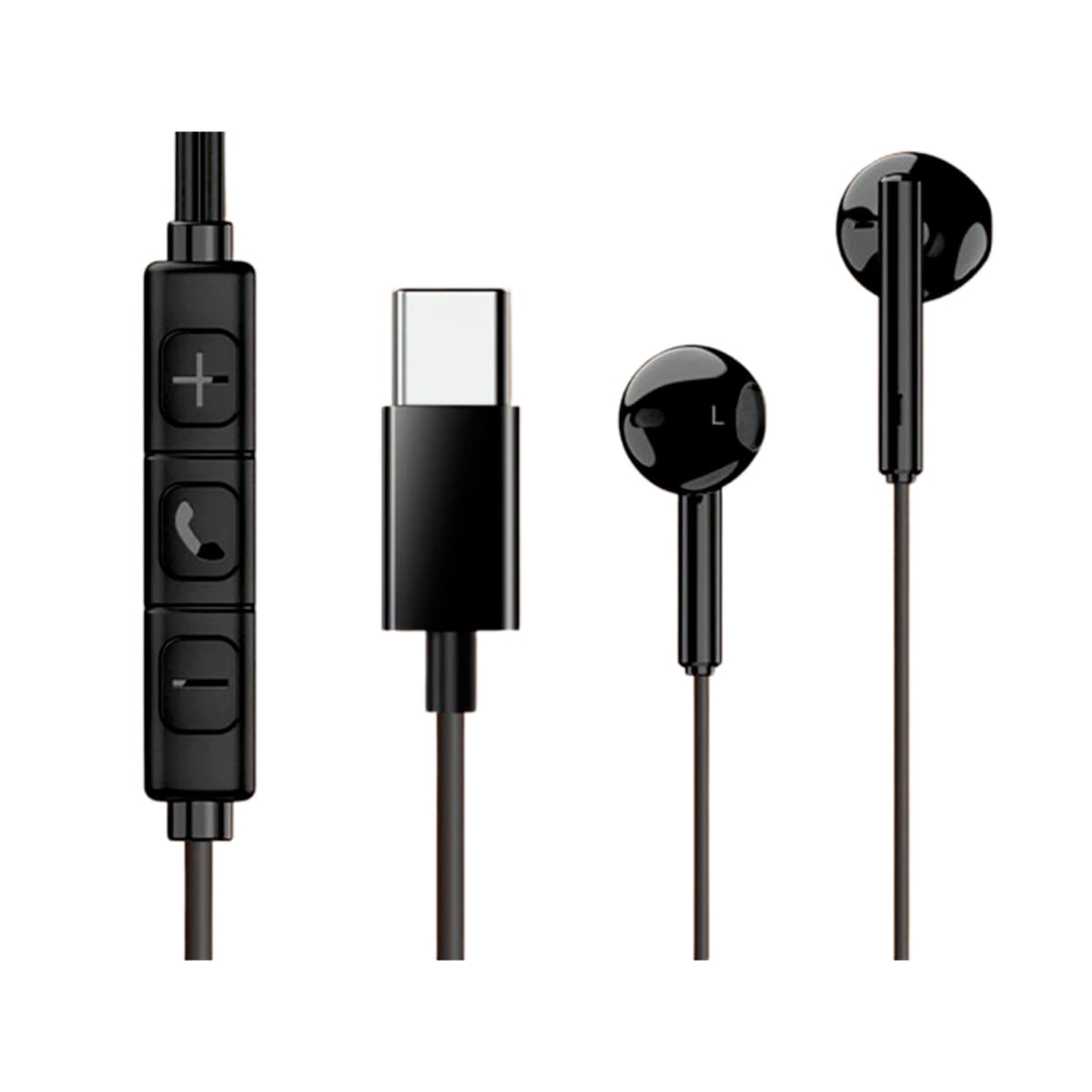 AUDIFONOS GENIUS HS-M366 IN-EAR USB-C 14.2MM CLIP GIRATORIO BLACK (31710033400) (NT8)3