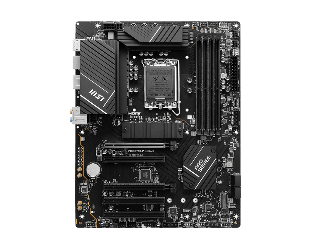 PLACA MADRE MSI PRO B760-P DDR4 LGA1700, HDMI, DP, ATX (PRO B760-P DDR4 II) (NT4)2