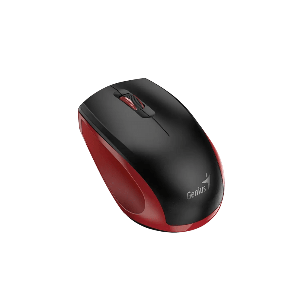 MOUSE GENIUS NX-8006S WIRELESS BLUEEYE SILENT ERGONOMICO BLACK/RED (31030024401) (NT8)2