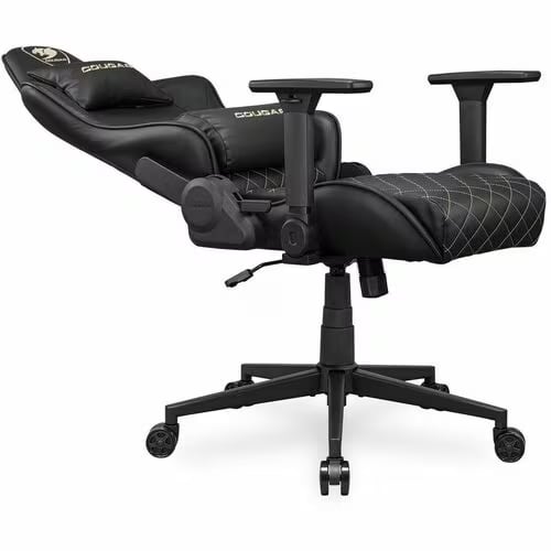 SILLA GAMER COUGAR ARMOR ONE V2 CGR-AO2-GLB CUERO PVC, TEJIDA LINO ORO (3MAO2GLB.0001) (NT7)4