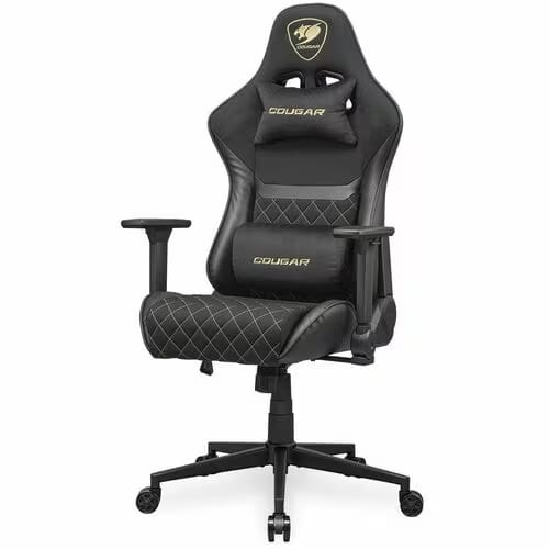 SILLA GAMER COUGAR ARMOR V2 CGR-A2F-GLB, TEJIDA ORO (3MA2FGLB.0001) (NT7)4