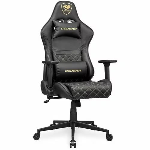 SILLA GAMER COUGAR ARMOR ONE V2 CGR-AO2-GLB CUERO PVC, TEJIDA LINO ORO (3MAO2GLB.0001) (NT7)2