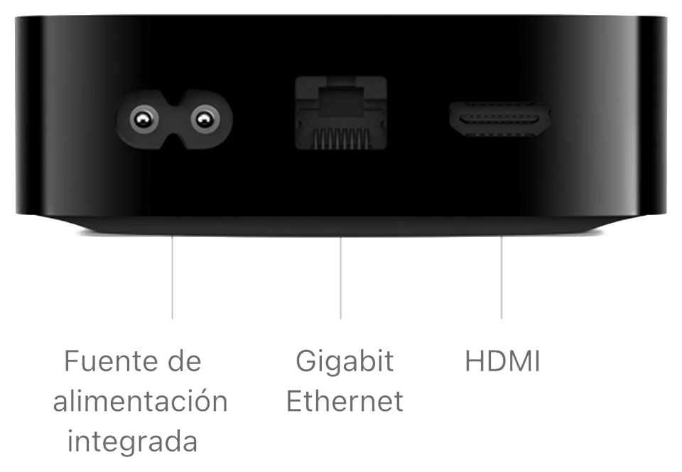 TV DE INTERNET APPLE TV 4K, 128GB HDD - NEGRO (MN893LZ/A) (NT7)3