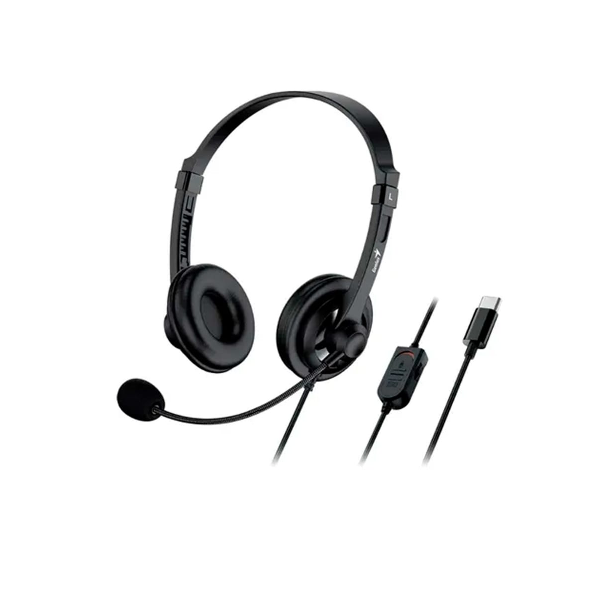 AURICULAR GENIUS  HS-220U AI COPILOT USB-C BLACK (31710032401) (NT8)3