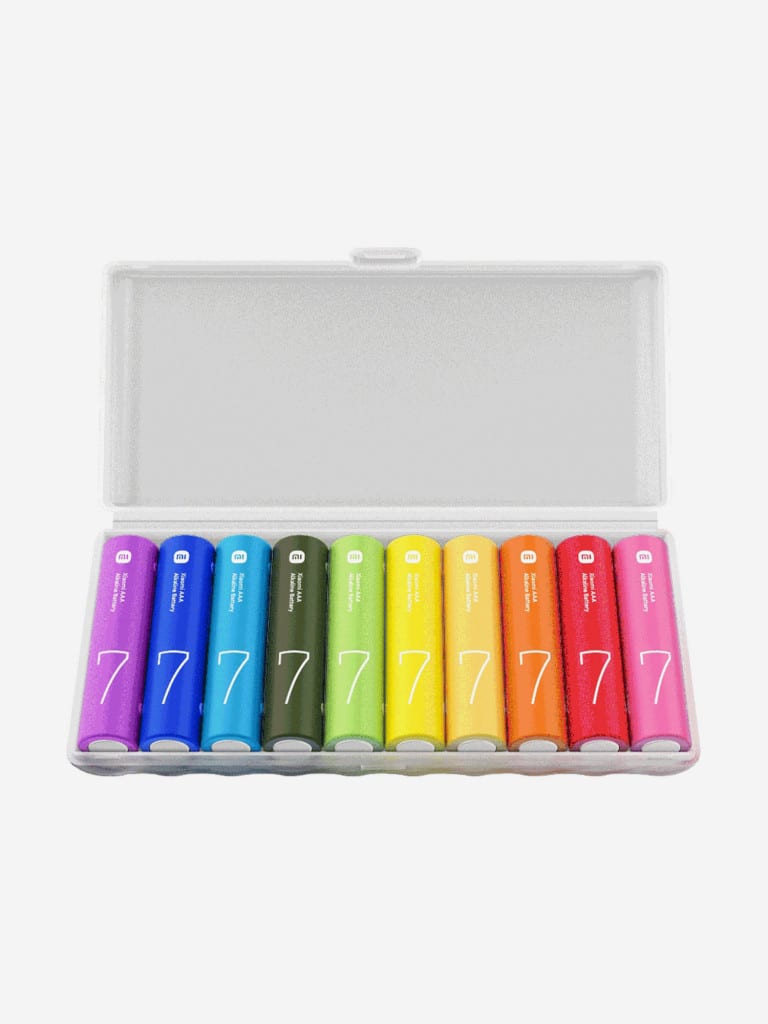 PILAS XIAOMI AAA RAINBOW BATTERIES 10 COUNT LR03 (BHR5394GL)2