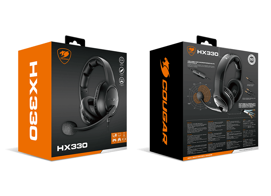 AURICULAR COUGAR HX330 BLACK (3H250P50B.0001)8