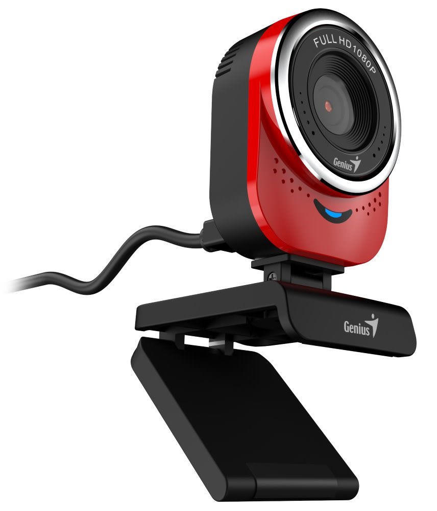 CAMARA WEB GENIUS QCAM 6000 FHD 1080 P USB RED ( 32200002408) (NT8)2