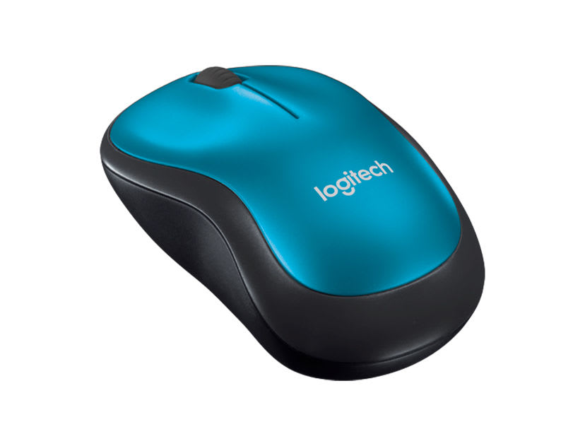 MOUSE LOGITECH M185 AZUL WIRELESS USB (910-003636)1