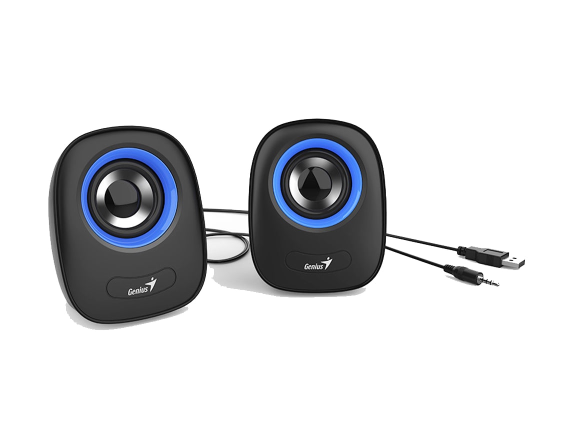 PARLANTE GENIUS SP-Q160 AZUL USB POWER 6W (31730027403)2