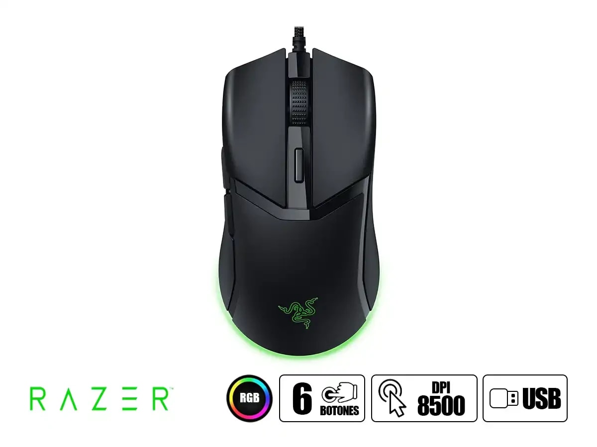 MOUSE RAZER COBRA 8500 DPI SWITCH OPTICO 90M CHROMA NEGRO (RZ01-04650100-R3U1) (NT8)2