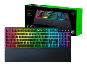 TECLADO RAZER ORNATA V3 MECHA-MEMBRANE LOW PROFILE SP CHROMA BLACK (RZ03-04461100-R311) NT82