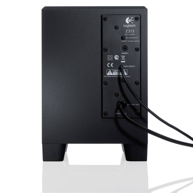 PARLANTE LOGITECH Z313 CON SUBWOOFER 2.1 / 25W (980-000413) (NT8)4