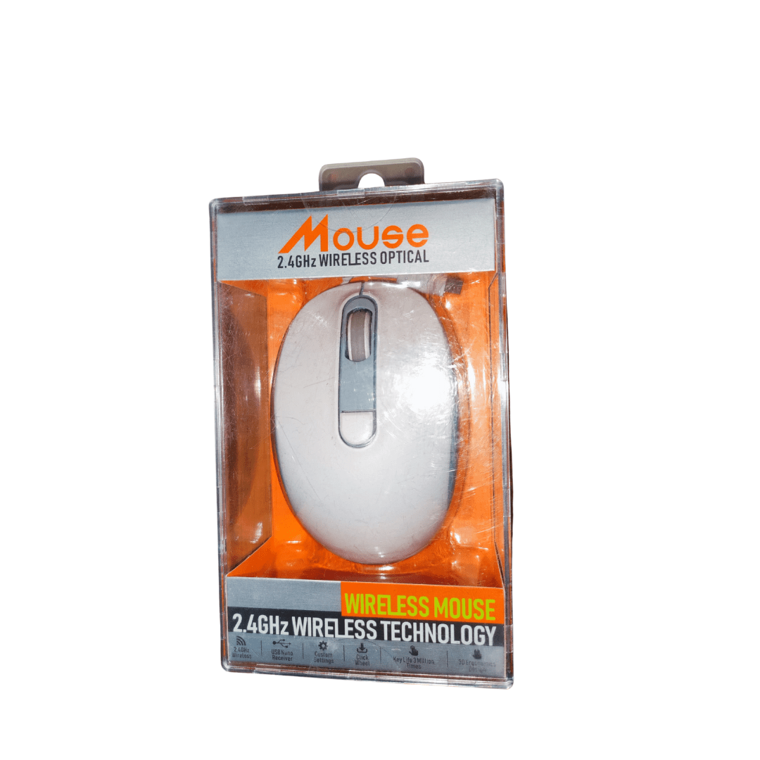 MOUSE IMPORT OPTICO INALÁMBRICO 2.4GHZ USB 0