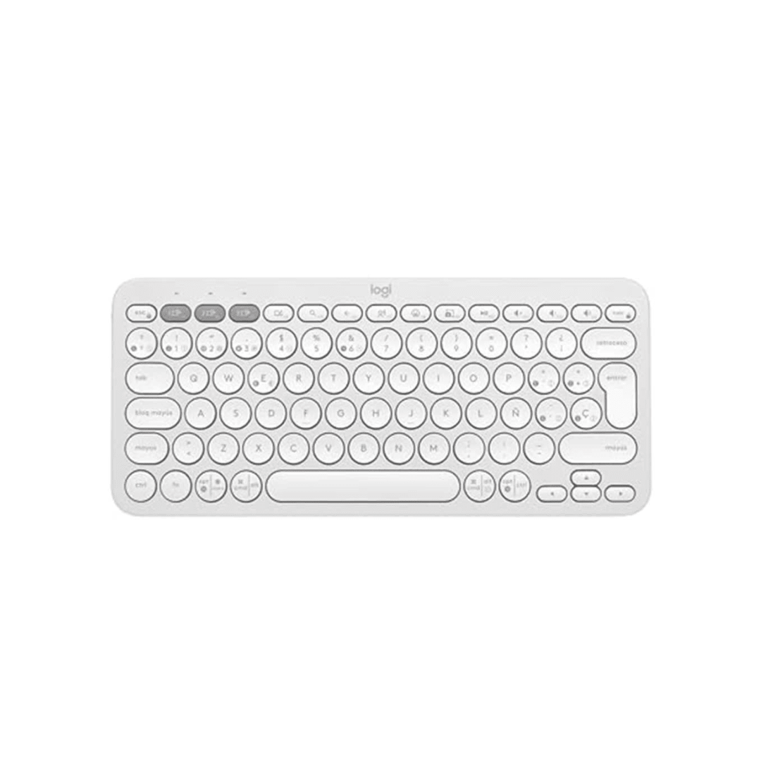 TECLADO LOGITECH PEBBLE KEYS 2 K380S BLANCO (920-011784) 0