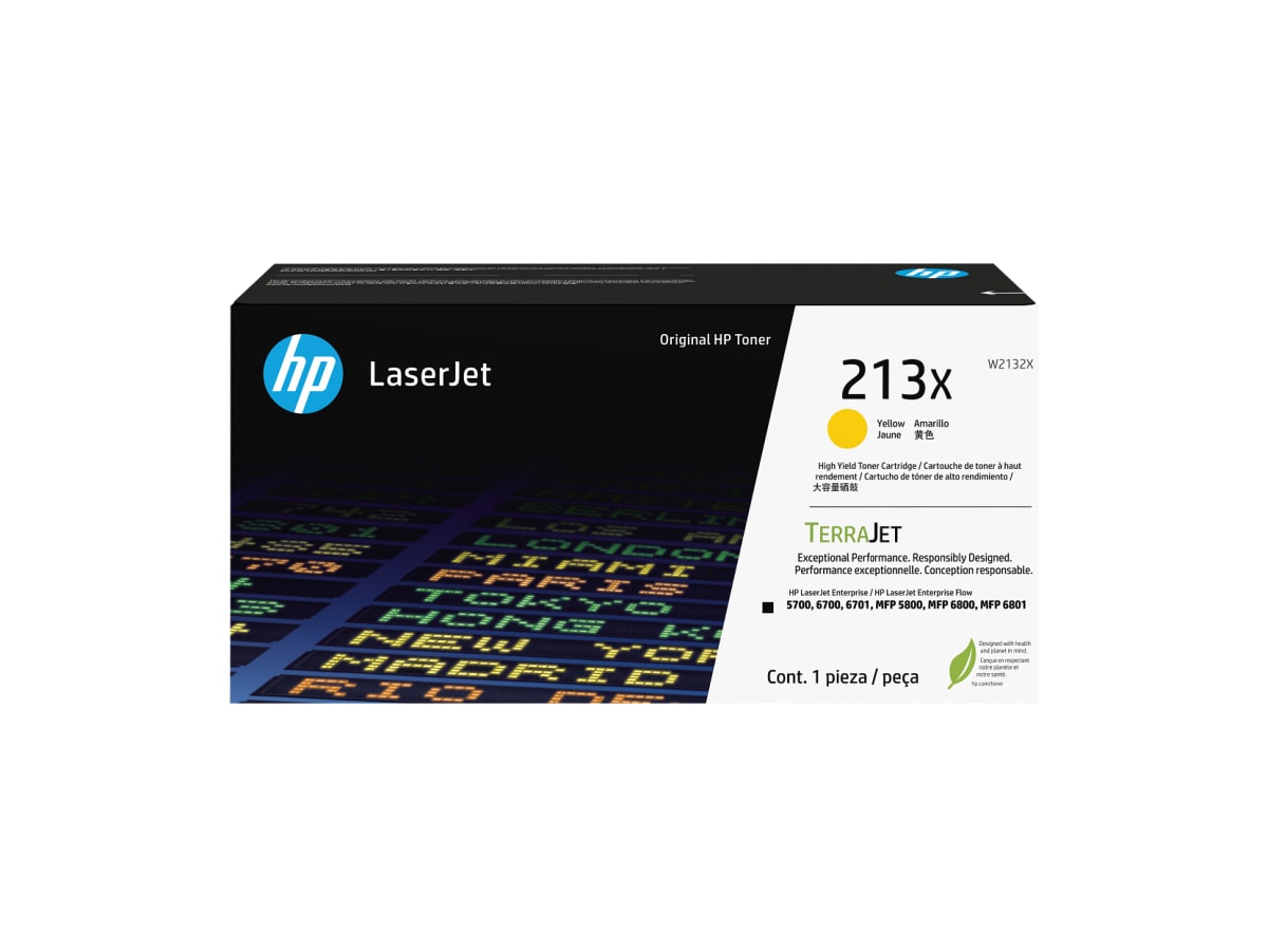 TONER HP 213X LASERJET 5800 ENT. AMARILLO (W2132X) (NT18) 0