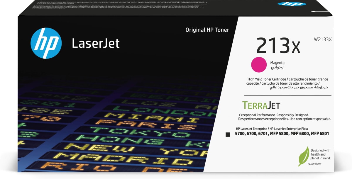 TONER HP 213X LASERJET 5800 ENT. MAGENTA (W2133X) (NT18) 0