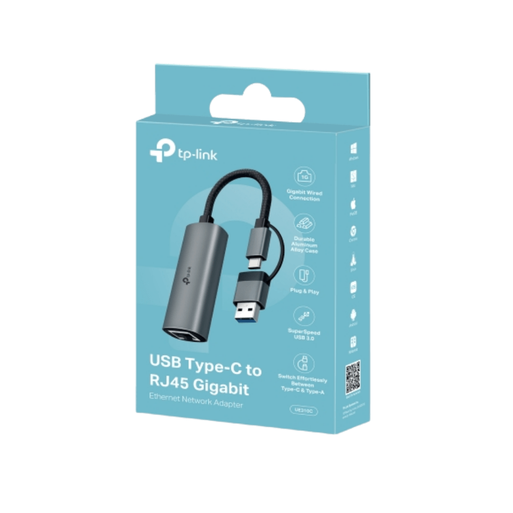ADAPTADOR TPLINK USB-C A RJ45 (UE310C)4