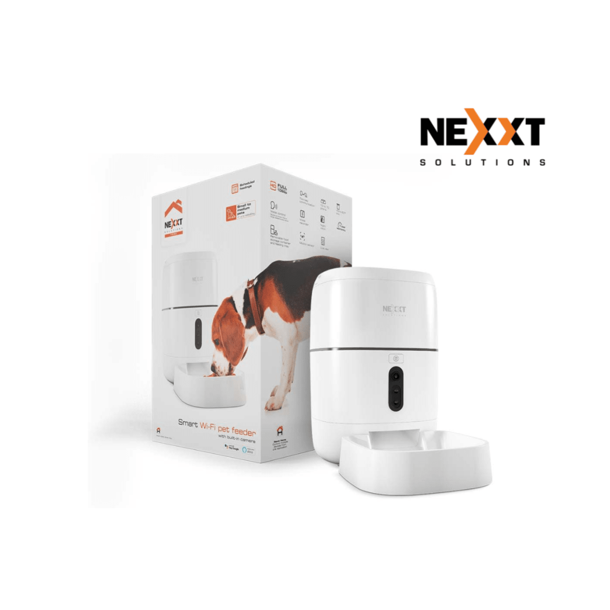 DISPENSADOR  DE ALIMENTO NEXXT SMART WIFI PARA MASCOTAS  (NHA-P610) 1