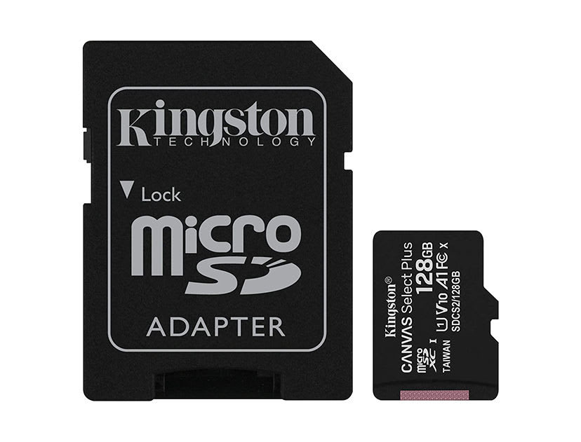 MEMORIA MICRO SD KINGSTON 128GB C/ CARD ADAPTADOR (SDCS2/128GB)2