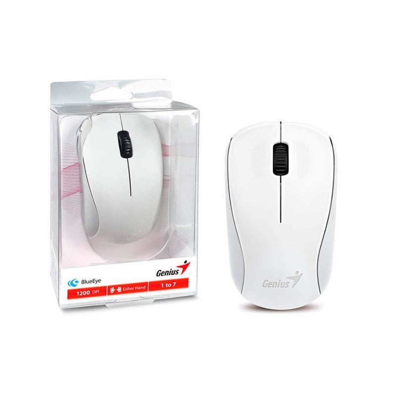 MOUSE GENIUS NX-7000 WIRELESS BLUEEYE WHITE (31030027401) (NT8)2