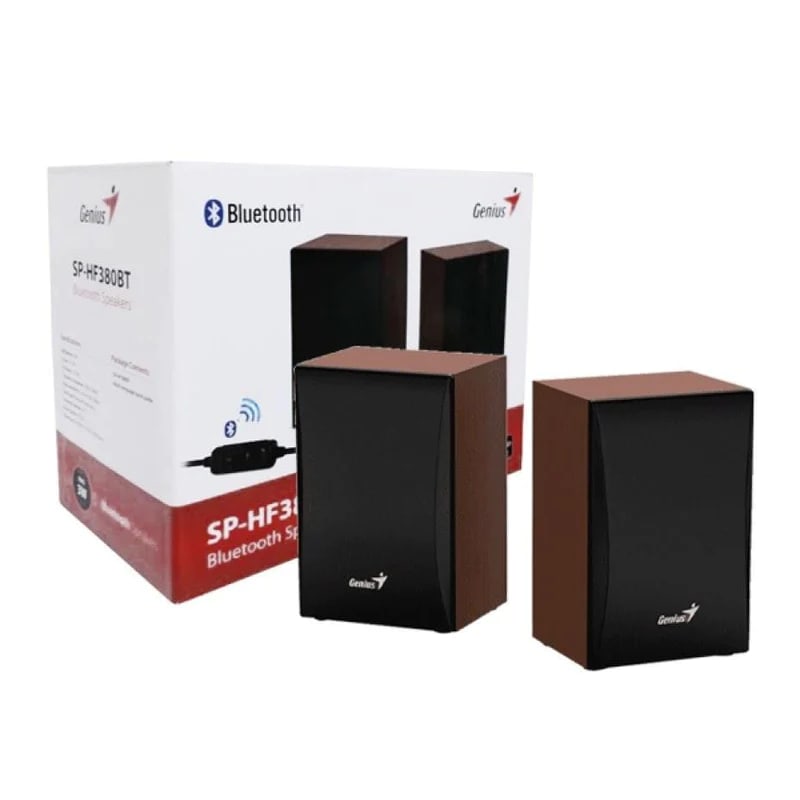 PARLANTE GENIUS SP-HF380BT USB POWER 3W WOOD (31730034400)5