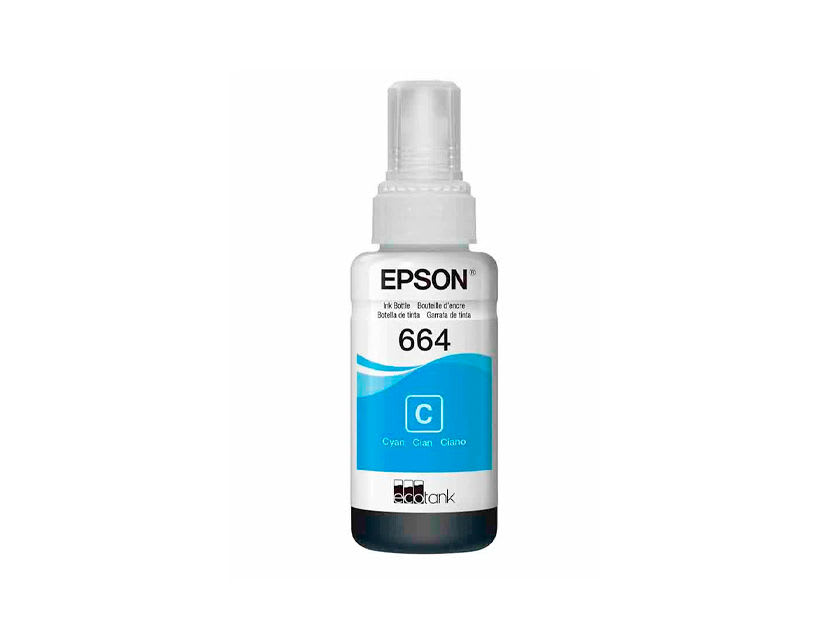TINTA EPSON T664220 CYAN 70ML (C13T66422A) 1