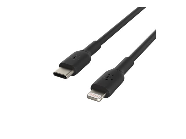 CABLE BOOSTCHARGE BELKIN USB-C TO LIGHTNING 1MTS BLACK (CAA003BT1MBK)5