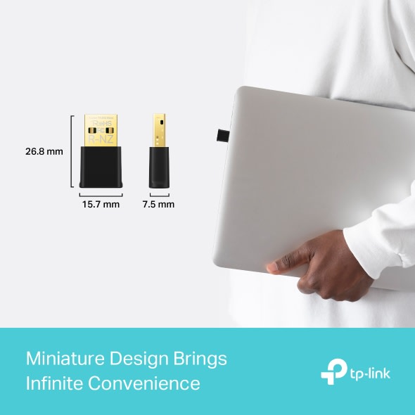 ADAPTADOR USB WI-FI 6 TP-LINK ARCHER TX20U NANO, AX1800 DUAL BAND (ARCHER TX20U NANO)3