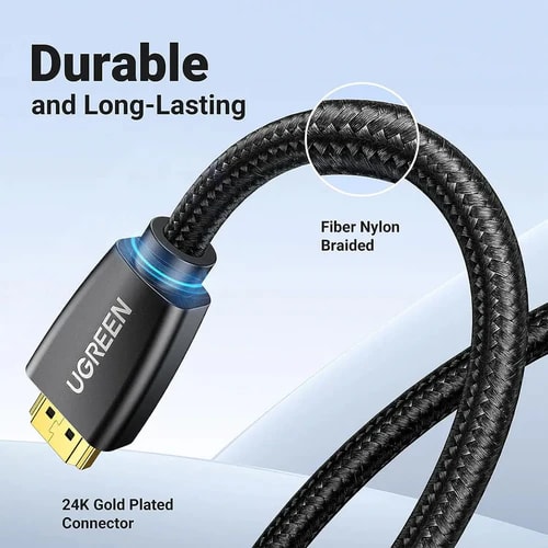 CABLE HDMI UGREEN HD118 40411 2.0 MACHO A MACHO 4K 3MTS 60GHZ (40411)2
