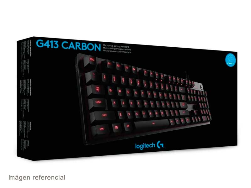 TECLADO MECÁNICO G413 LOGITECH NEGRO (920-008300)2