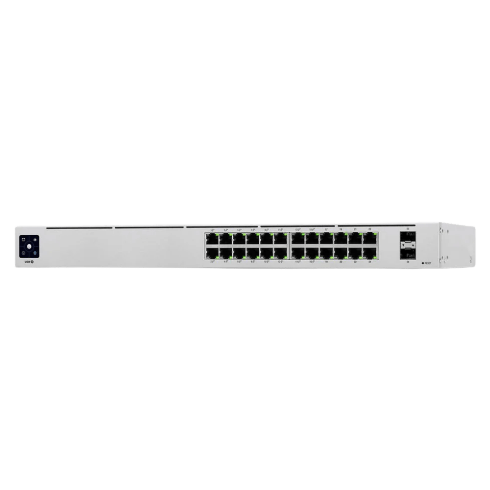 SWITCH UNIFI UBIQUITI USW-24 CONMUTADOR GESTIONADO 24 X 10/100/1000 + 2 X GIGABIT SFP (USW-24) (NT3)3