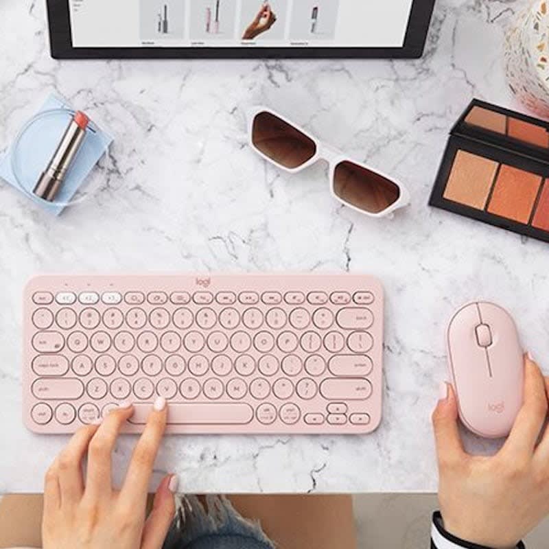 TECLADO LOGITECH K380 BT ROSADO MULTI DEVICE (920-009594)6