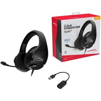 AURICULAR HYPERX CLOUD STINGER CORE 7.1 (HHSS1C-AA-BK/G)7