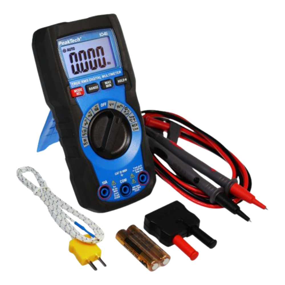 MULTIMETRO DIGITAL P1041 PEAKTECH PORTATIL 4000 COUNTS 600V AC/DC -10A AC/DC ( P1041)2