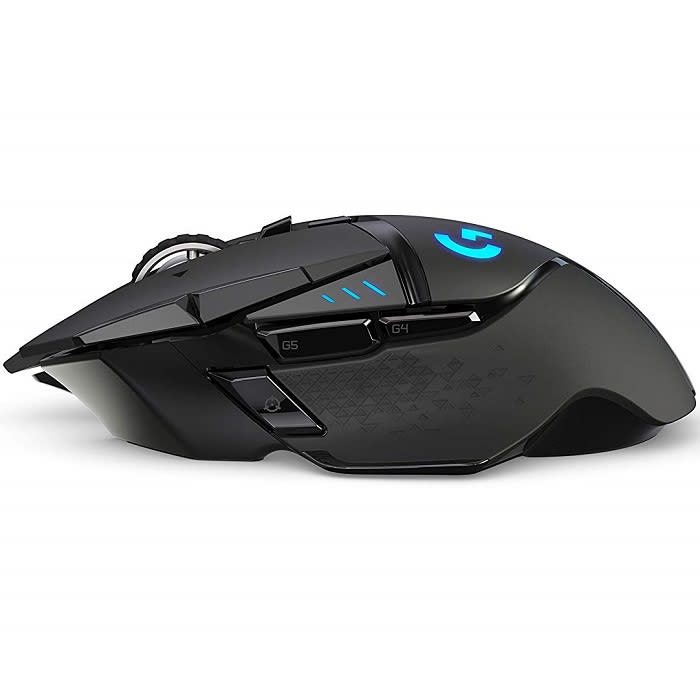 MOUSE LOGITECH G502 LIGTHSPEED WIRELESS BLACK (910-005566)2