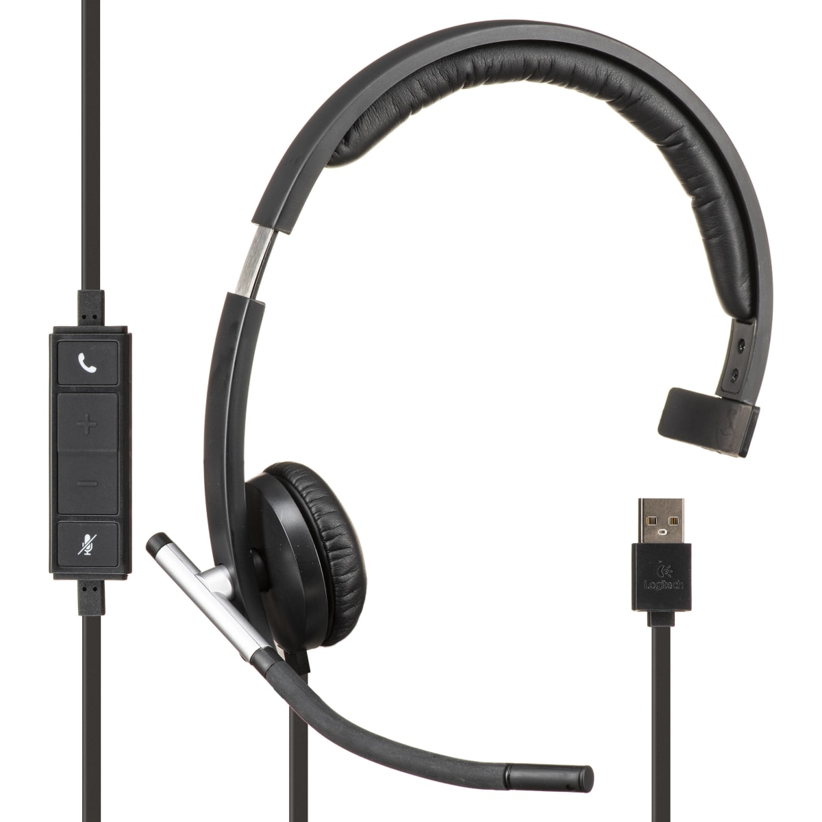 AURICULAR LOGITECH B2B H650E USB MONO BLACK (981-000513) (NT8) 1