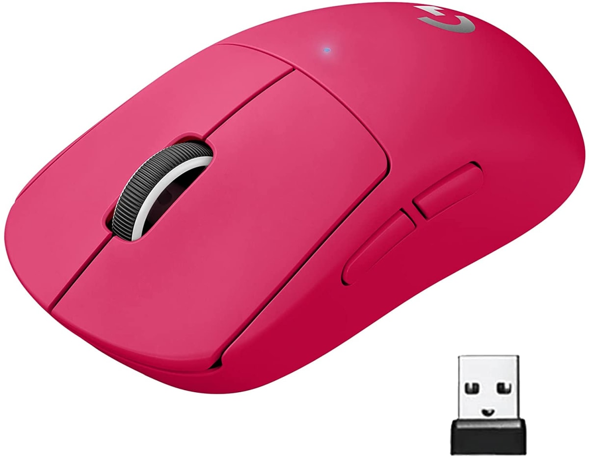 MOUSE LOGITECH G PRO X WIRELESS 25K MAGENTA (910-005954)1