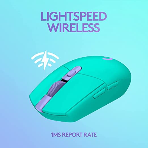 MOUSE GAMING LOGITECH G305 LIGHTSPEED WIRELESS MINT (910-006376)1