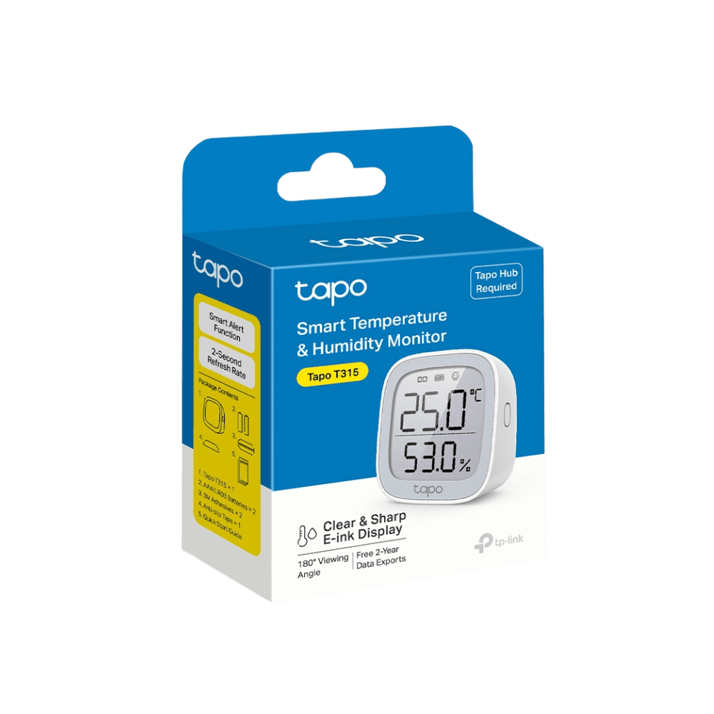SENSOR INTELIGENTE DE TEMPERATURA Y HUMEDAD TP LINK TAPO T315 (0184500926)4