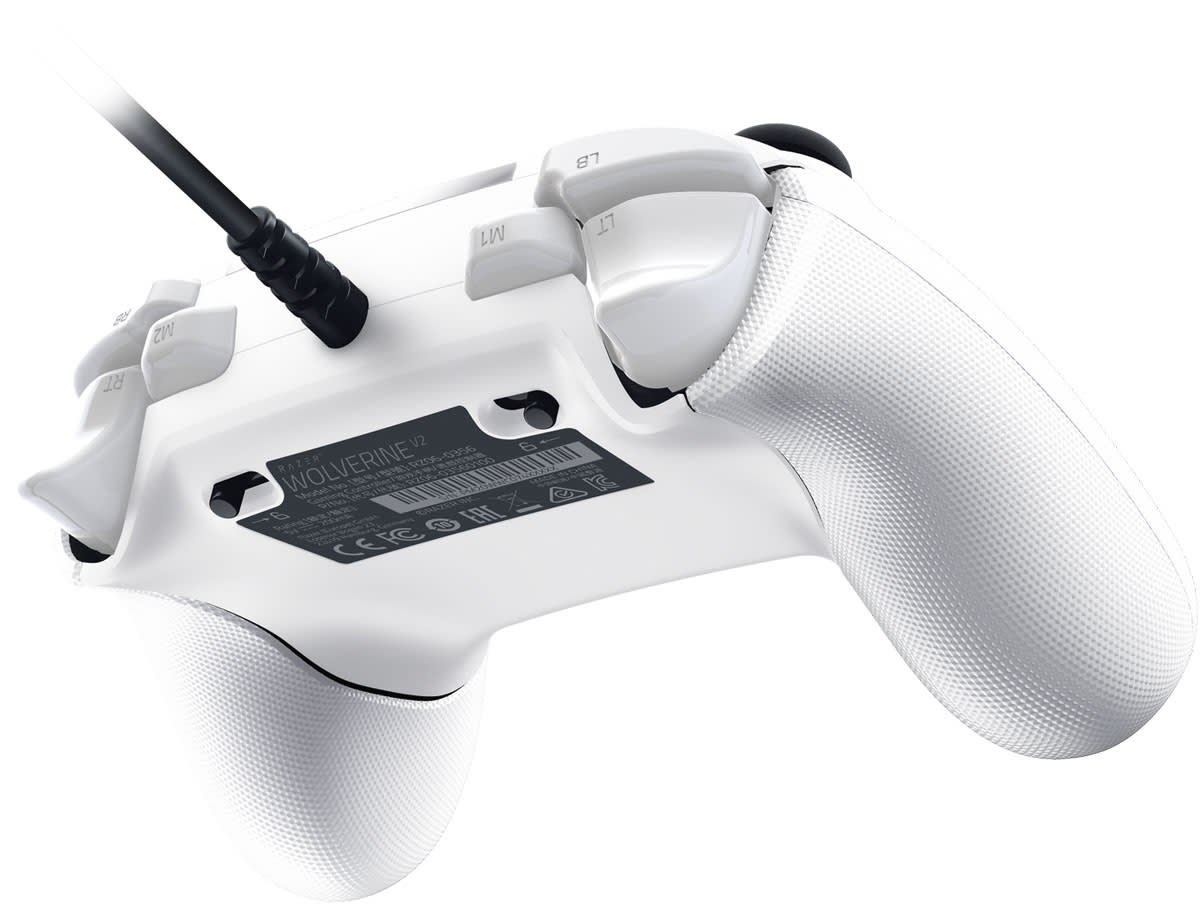 MANDO ALAMBRICO RAZER WOLVERINE V2 WHITE PARA XBOX ONE PC (RZ06-03560200-R3U1)2