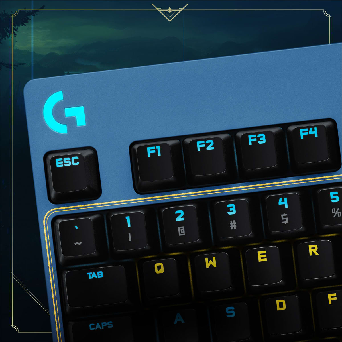 TECLADO LOGITECH G PRO TKL LOL2 GX SW BROWN (920-010533)2