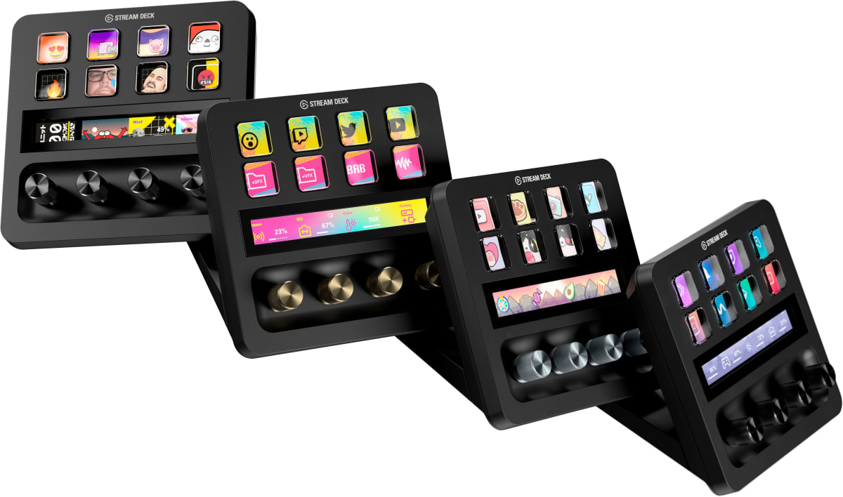 STREAM DECK+ EL GATO TECLAS LCD PANEL TACTIL (10GBD9901) (NT18)9